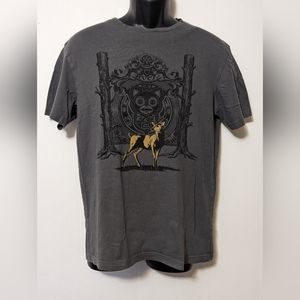 Men's RVCA VA Skater Street Artist Network Program Gray T-shirt Size Medium